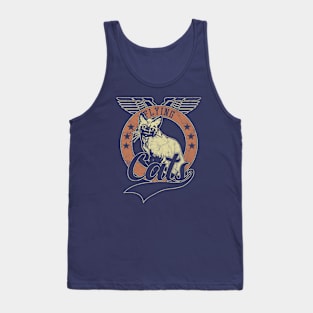 Flying Vintage Cats Tank Top